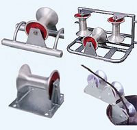 供應(yīng)紹興尼龍電纜滑輪與瓦楞式電纜滑輪 強勁高效的五金工具